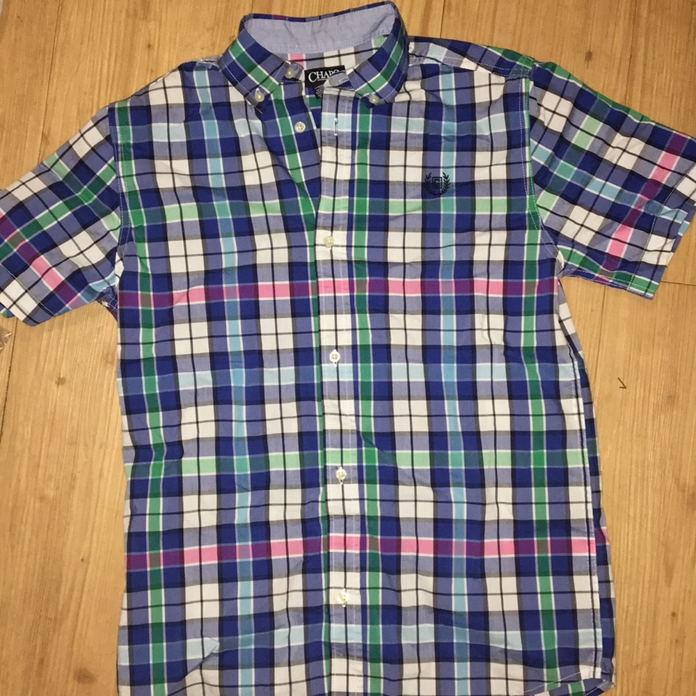 Chaps Ralph Lauren SS Button Dress Shirt, NWOT